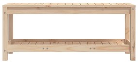 tömör fenyőfa kerti pad 108x35x45 cm