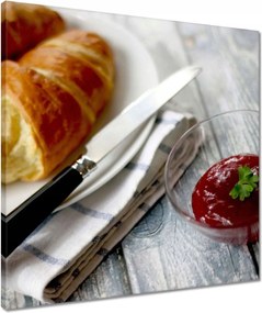 Vászonkép 50x50 Lekváros kifli