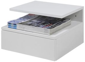 AVA éjjeli szekrényke, fehér színben