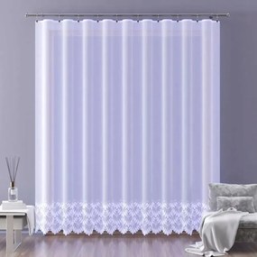 Gyönyörű finom jacquard függöny fehér Alisma A149 175 cm méter