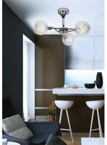 Csillár rúdon OZZO 3xE14/40W/230V