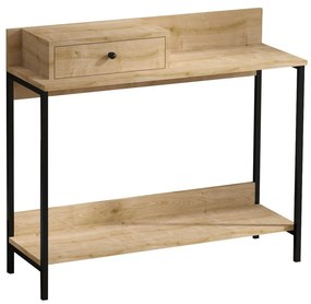 Alix Sapphire Oak konzolasztal