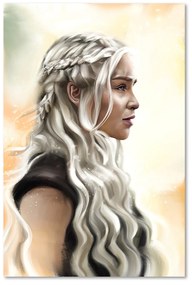 Gario Vászonkép Trónok harca, Daenerys Targaryen portréja - Dmitry Belov Méret: 80 x 120 cm