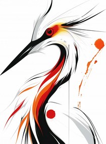 Poszter 30x40cm Gólya