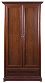 Sonata két ajtós ruhásszekrény, fiókkal - 110 cm - nemes gesztenye