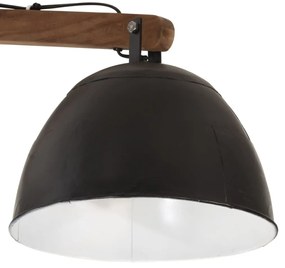fekete mennyezeti lámpa 25 W 105x30x65-108 cm E27