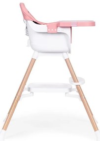 Gyerek etetőszék 2 az 1-ben rózsaszín