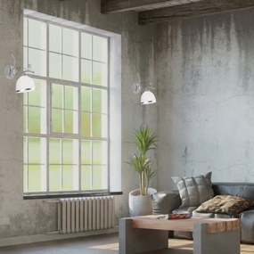 Fali lámpa RETRO II 1xE27/60W/230V ezüst