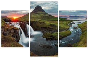 Kép - Kirkjufell naplementében (90x60 cm)