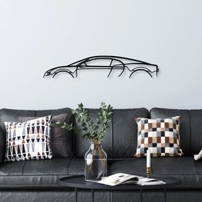 Bugatti fém fali dekoráció, 70×13 cm