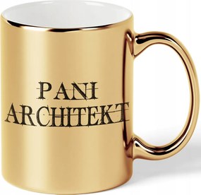 Bögre Arany Csillogó Ajándék Hölgy Építész Karácsony Születésnap Névnap