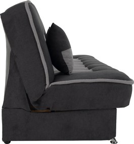 Kinyitható dívány, sötétszürke/világosszürke, PERSI