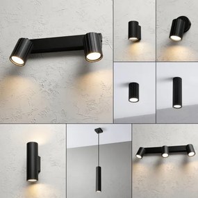 Brilagi - CRISPINA irányítható spotlámpa 2xGU10/10W/230V fekete