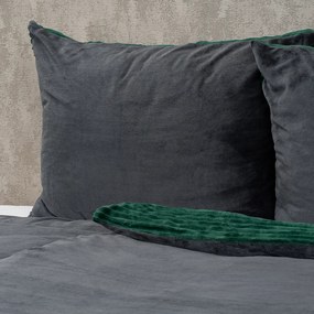 4Home Stripe mikroflanel ágyneműhuzat zöld, 140 x 200 cm, 70 x 90 cm