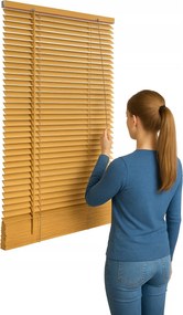 Fa redőny natúr fa 80x140 25mm-es méretben Decorandoo