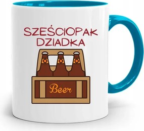 Kék Bögre Nagypapa Napja Hatos Nagypapa Csomag fényképes nyomtatással