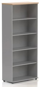 Magas szekrény Visio LUX 80 x 38,5 x 183,5 cm, tölgy