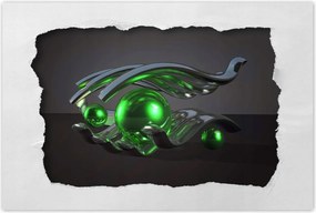 Poszterek 120x80 Lime gömb az ujjakban