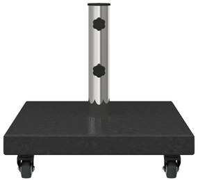 Kerekes Napernyő Talp Ø38/48mm Rúd Fekete Gránit 30 kg Négyzet
