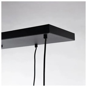 Csillár zsinóron CALYPSO 4xGU10/60W/230V + 4xE27/60W fekete/arany