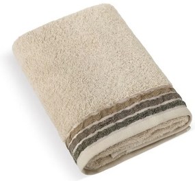Bellatex Frotté törölköző Léga bézs, 50 x 100 cm, 50 x 100 cm