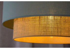 Duolla - Csillár zsinóron BOHO 1xE27/15W/230V átm. 45 cm zöld/barna