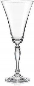 Vörösboros poharak 300 ml Viktoria Bohemia Crystal 6 db