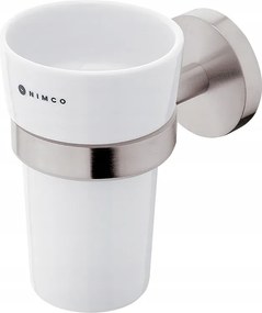 Nimco Unix rozsdamentes acél fogkefe tartó, kerámia pohár Unm 13058KU-10