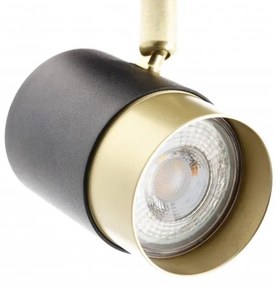 Lámpa Mennyezeti lámpatest ORIO, aluminium, 11.6x5.6x11.5, IP20, 1*GU10, max. 50W, kör, fekete