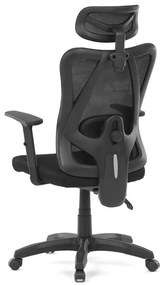 Fekete Hálós Irodai Szék, Szinkron Mechanikával. KA-R215 BK