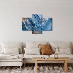 Kép - Kék tagolt márvány (90x60 cm)