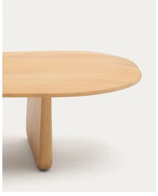 Natúr színű tölgyfa dohányzóasztal 64x146 cm Pirita – Kave Home