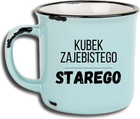 Bögre Kék Retro Vicces Ajándék Apák Napja Bögre Menő Régi