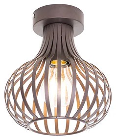Modern mennyezeti lámpa barna 18 cm - Saffira