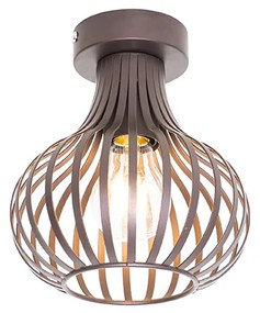 Modern mennyezeti lámpa barna 18 cm - Sapphira