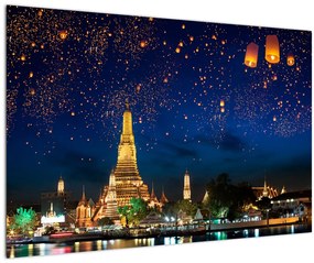 Kép - A boldogság lámpásai, Bangkok (90x60 cm)