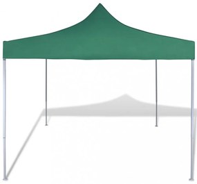 zöld összecsukható pavilon 3 x 3 m