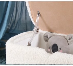 Puff PIXI 37x61 cm fehér