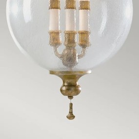 Elstead FE-ARGENTO-P - Csillár láncon ARGENTO 3xE14/60W/230V