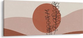 Kép - Boho levelek N⁰1 (120x50 cm)