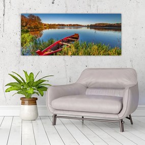 Egy piros pont képe (120x50 cm)