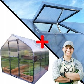 ĂveghĂĄz PolikarbonĂĄt AlagĂșt 5M2 250X205 Ptf Lengyel Antracit Grafit Ablak