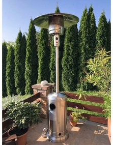 LO-P-6324 Gázüzemű Gomba Hősugárzó – Inox