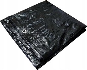 Ponyva fekete 2 x 3m Vastag Erős