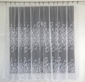 Mg Függöny 4584 Fehér 350x160cm Kész Szalaggal M