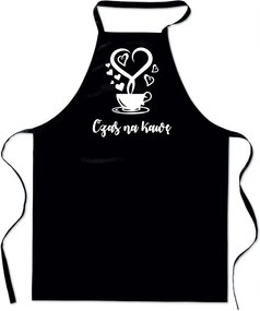 Nyomtatott Kötény Kávé Idő Kávé Csésze Női szív Férfi