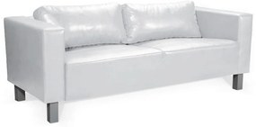 GIZELA kényelmes kanapé, fehér