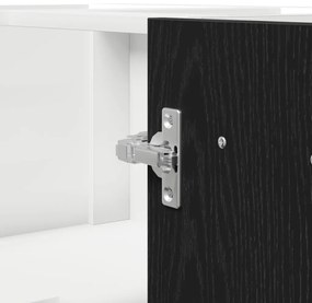 vidaXL Fekete Tölgy Sarok Alsó Szekrény - 75.5 x 75.5 x 81.5 cm, MDF-ből készült