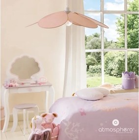 Atmosphera - Gyermek függőlámpa kábellel PETAL 1xE27/40W/230V átm. 64 cm rózsaszín