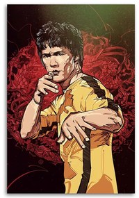 Gario Vászonkép Bruce Lee színész - Nikita Abakumov Méret: 40 x 60 cm